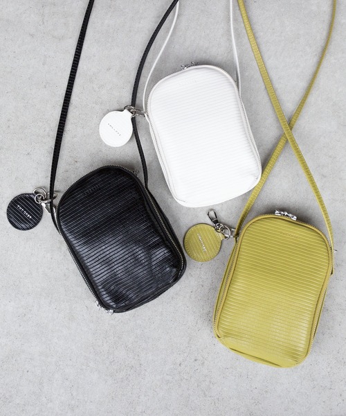 the case（ザケース）の「miller wallet shoulder（財布・レディース・ブラック/イエロー/ホワイト・FREE）」の3枚目の写真