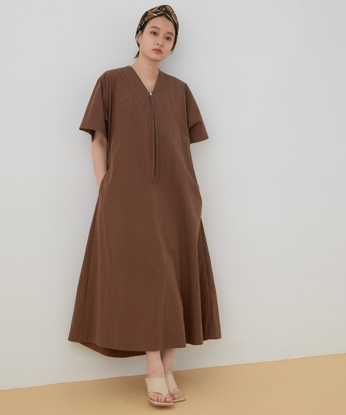 セール 逸品シリーズ フロントジップワンピース ワンピース Adam Et Rope アダムエロペ のファッション通販 Zozotown