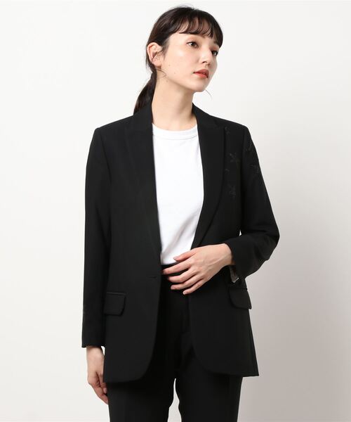 ZADIG&VOLTAIRE（ザディグ　エ　ヴォルテール）の「VIVA STRASS STAR PERM BLAZER（テーラードジャケット・レディース・ブラック・34/38/36/40）」の4枚目の写真