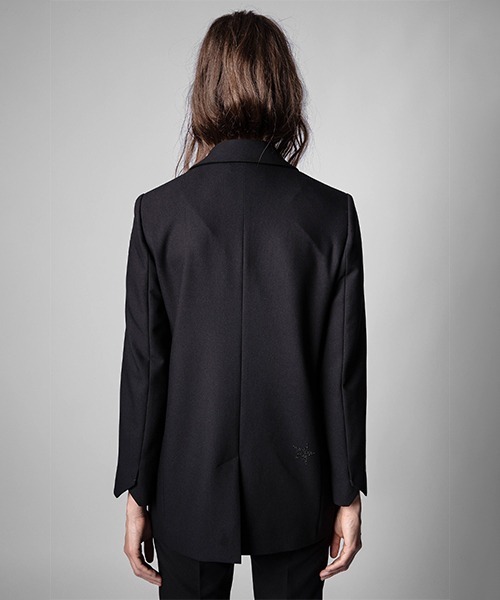ZADIG&VOLTAIRE（ザディグ　エ　ヴォルテール）の「VIVA STRASS STAR PERM BLAZER（テーラードジャケット・レディース・ブラック・34/38/36/40）」の8枚目の写真