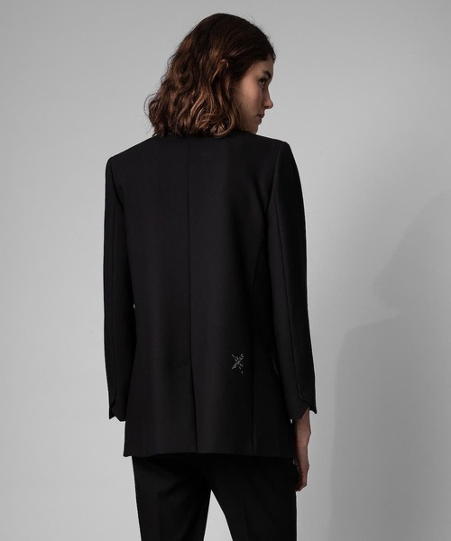 ZADIG&VOLTAIRE（ザディグ　エ　ヴォルテール）の「VIVA STRASS STAR PERM BLAZER（テーラードジャケット・レディース・ブラック・34/38/36/40）」の13枚目の写真
