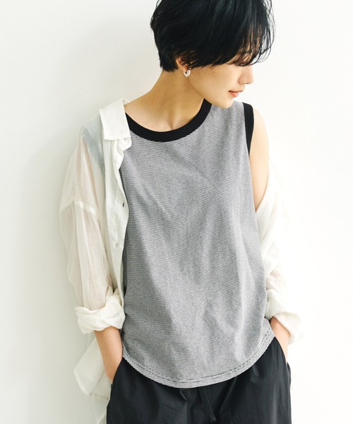 coca(coca)(コカ)の「\\新色登場//ヘルシーラインコットンタンクトップ(タンクトップ・レディース・ホワイト/ブラック/レッド/その他・M/L)」の4枚目の写真