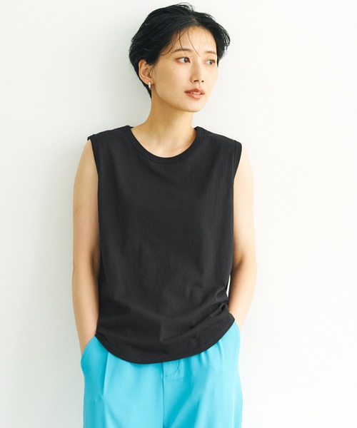 coca(coca)(コカ)の「\\新色登場//ヘルシーラインコットンタンクトップ(タンクトップ・レディース・ホワイト/ブラック/レッド/その他・M/L)」の3枚目の写真