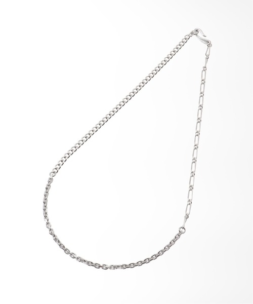 EDIFICE（エディフィス）の「【EDIFICE ACCENT / エディフィスアクサン】necklace MIX (LONG)（ネックレス・メンズ・シルバー・FREE）」の6枚目の写真