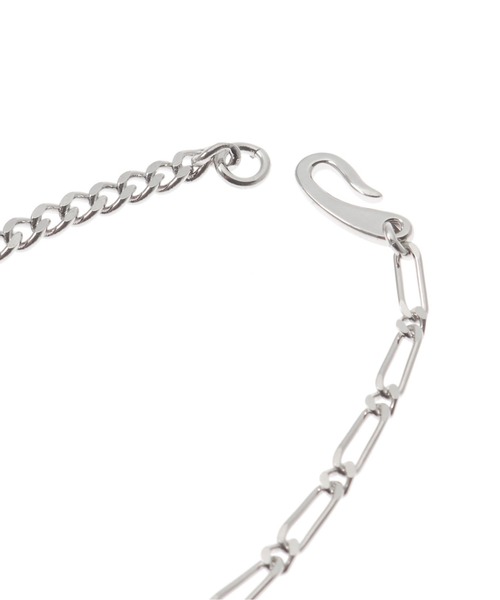 EDIFICE（エディフィス）の「【EDIFICE ACCENT / エディフィスアクサン】necklace MIX (LONG)（ネックレス・メンズ・シルバー・FREE）」の2枚目の写真