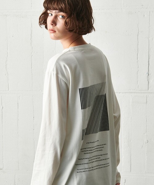 JOSEPH STUDIO(ジョゼフストゥディオ)の「ロゴ パックT SHADOW LONG(Tシャツ/カットソー・レディース・ホワイト系・SMALL/MEDIUM/LARGE)」の3枚目の写真