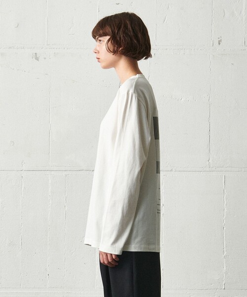JOSEPH STUDIO(ジョゼフストゥディオ)の「ロゴ パックT SHADOW LONG(Tシャツ/カットソー・レディース・ホワイト系・SMALL/MEDIUM/LARGE)」の5枚目の写真