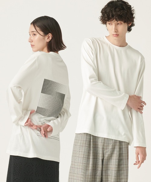 JOSEPH STUDIO(ジョゼフストゥディオ)の「ロゴ パックT SHADOW LONG(Tシャツ/カットソー・レディース・ホワイト系・SMALL/MEDIUM/LARGE)」の2枚目の写真