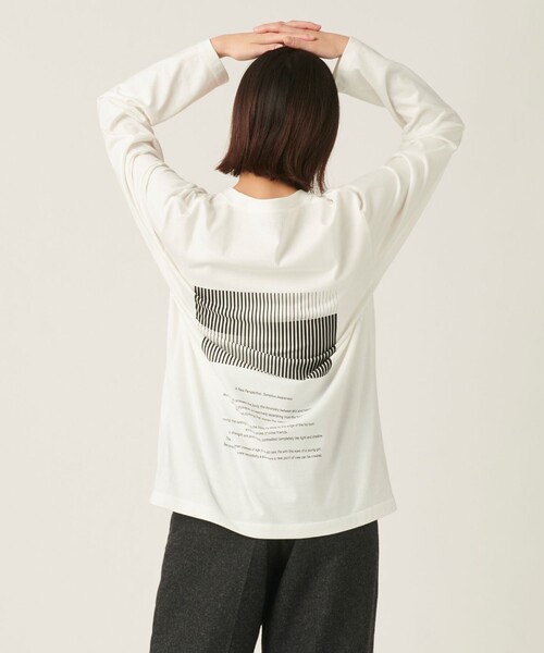 JOSEPH STUDIO(ジョゼフストゥディオ)の「ロゴ パックT SHADOW LONG(Tシャツ/カットソー・レディース・ホワイト系・SMALL/MEDIUM/LARGE)」の9枚目の写真