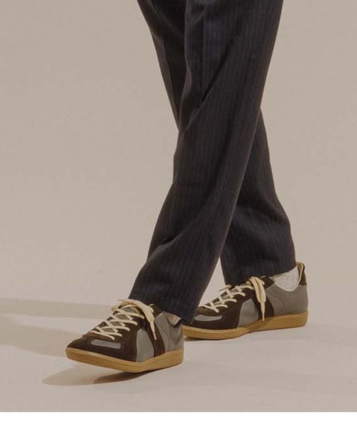 REPRODUCTION OF FOUND（リプロダクションオブファウンド）の「【REPRODUCTION OF FOUND】EX GERMAN TRAINER（スニーカー・メンズ・チャコールグレー・44/40/41/42/43）」の3枚目の写真