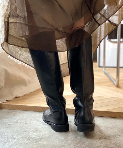 chuclla(チュクラ)の「BASIC long boots chs21a003(ブーツ・レディース・ブラック・39/36/38/40/37)」の7枚目の写真