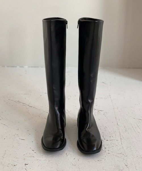 chuclla(チュクラ)の「BASIC long boots chs21a003(ブーツ・レディース・ブラック・39/36/38/40/37)」の11枚目の写真