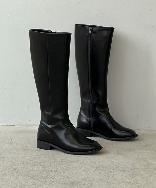 chuclla(チュクラ)の「BASIC long boots chs21a003(ブーツ・レディース・ブラック・39/36/38/40/37)」の19枚目の写真