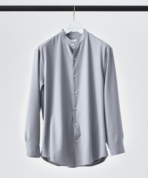 ABAHOUSE | バンドカラー ストライプ シャツ(シャツ/ブラウス)