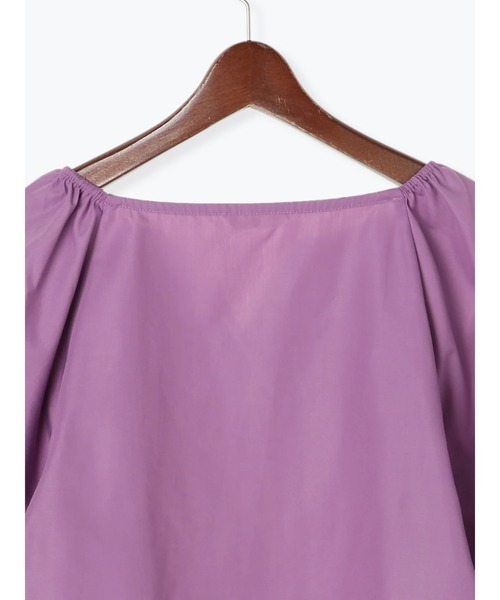 Te chichi（テチチ）の「ボリュームスリーブキーネックブラウス（シャツ/ブラウス・レディース・オフホワイト/パープル/ネイビー・ﾌﾘ-）」の18枚目の写真