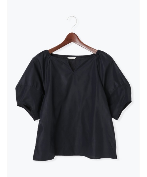 Te chichi（テチチ）の「ボリュームスリーブキーネックブラウス（シャツ/ブラウス・レディース・オフホワイト/パープル/ネイビー・ﾌﾘ-）」の21枚目の写真