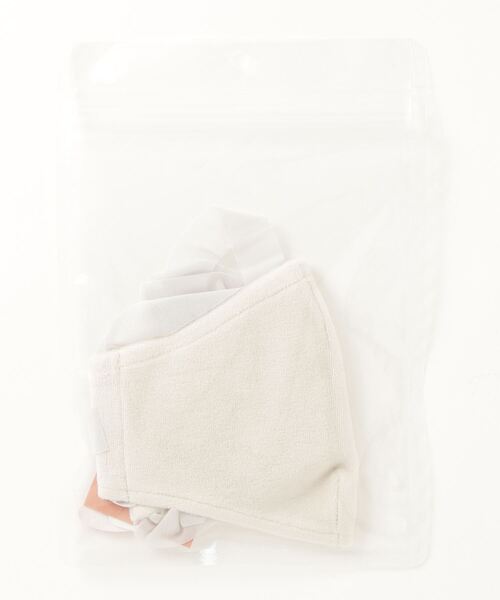 Casselini（キャセリーニ）の「Casselini　ベロアマスク（マスク・レディース・ライトグレー/グレー/ピンク/クリーム/アイボリー・ONE SIZE）」の10枚目の写真