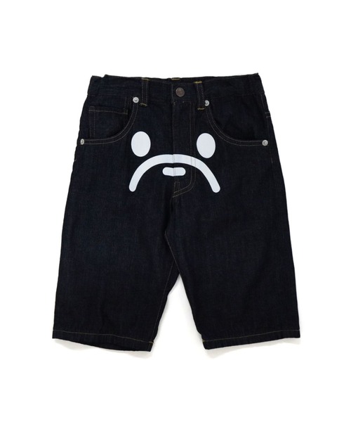 A BATHING APE（アベイシングエイプ）の「MILO FACE DENIM SHORTS K