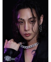 BLACKPURPLE | 【BLACKPURPLE】Vintage Cubic Chain Necklace(ネックレス)