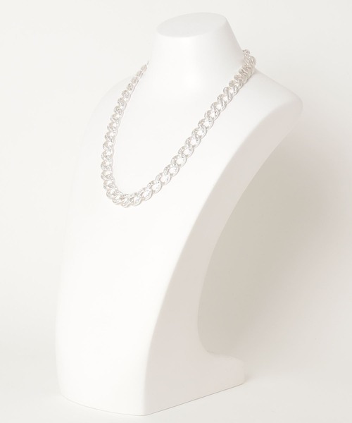 BLACKPURPLE（ブラックパープル）の「【BLACKPURPLE】Vintage Cubic Chain Necklace（ネックレス・メンズ・シルバー/ゴールド・ONE SIZE）」の19枚目の写真