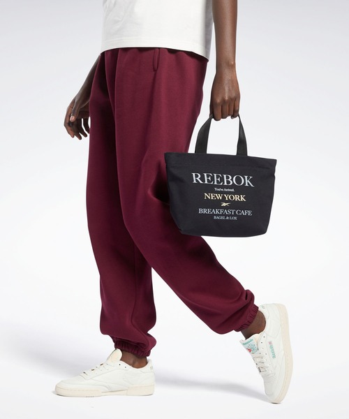 Reebok（リーボック）の「クラシックス ブランチ トート バッグ / Classics Brunch Tote Bag（トートバッグ・メンズ・アイボリー/ブラック・FREE）」の2枚目の写真