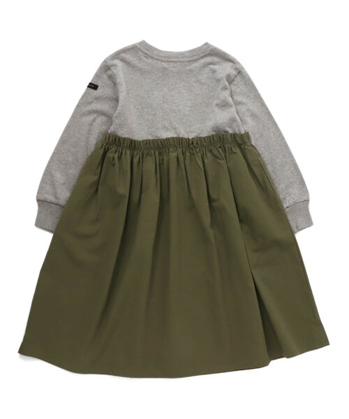 F.O.U（エフオーユー）の「リメイク風ワンピース（ワンピース・キッズ・ブラック/グレー・100/110/120/130/140）」の4枚目の写真