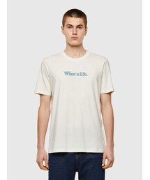 DIESEL | メンズ Tシャツ 半そで サステナブル(Tシャツ/カットソー)