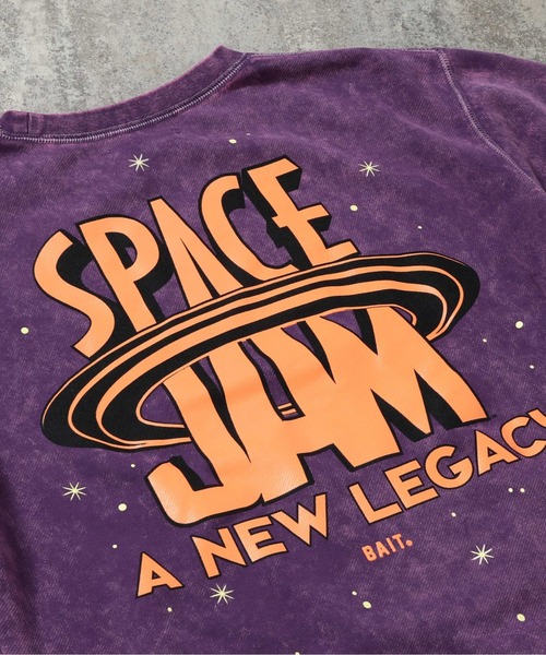 BAIT（ベイト）の「【2108_SPJ】SPACEJAM2 MARVIN LEGACY CREW 216-SPJ-SWT-001（スウェット・メンズ・パープル・MEDIUM/XX-LARGE/X-LARGE/LARGE）」の5枚目の写真