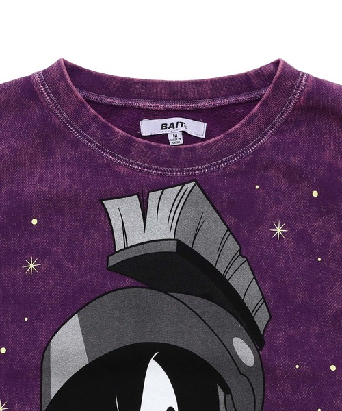 BAIT（ベイト）の「【2108_SPJ】SPACEJAM2 MARVIN LEGACY CREW 216-SPJ-SWT-001（スウェット・メンズ・パープル・MEDIUM/XX-LARGE/X-LARGE/LARGE）」の8枚目の写真