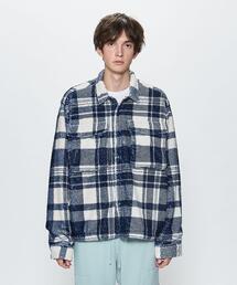 ＜STAMPD＞ CROPD SHERPA SHT/シャツアウター