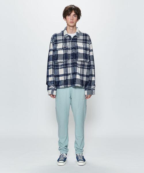 STAMPD(スタンプド)の「<STAMPD> CROPD SHERPA SHT/シャツアウター(その他アウター・メンズ・コバルトブルー・XL/L)」の2枚目の写真