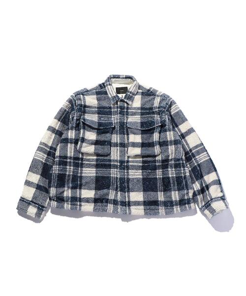 STAMPD(スタンプド)の「<STAMPD> CROPD SHERPA SHT/シャツアウター(その他アウター・メンズ・コバルトブルー・XL/L)」の5枚目の写真