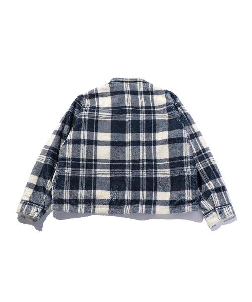 STAMPD(スタンプド)の「<STAMPD> CROPD SHERPA SHT/シャツアウター(その他アウター・メンズ・コバルトブルー・XL/L)」の9枚目の写真
