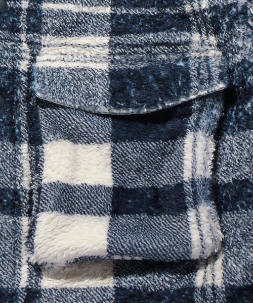 STAMPD(スタンプド)の「<STAMPD> CROPD SHERPA SHT/シャツアウター(その他アウター・メンズ・コバルトブルー・XL/L)」の14枚目の写真