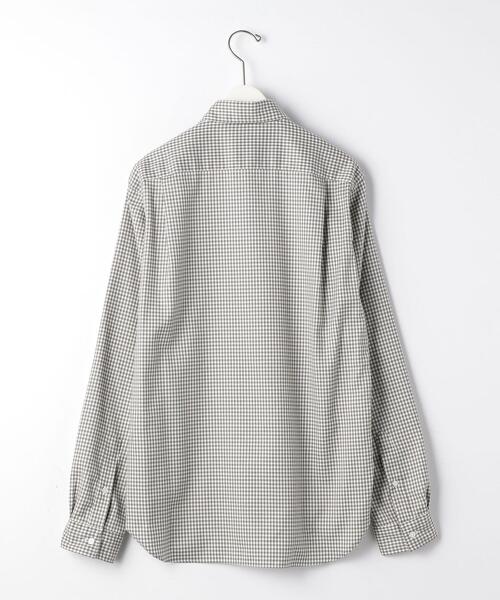 green label relaxing(グリーンレーベルリラクシング)の「<green label relaxing>ビエラ ギンガム ボタンダウン 長袖 シャツ -防シワ-(シャツ/ブラウス・メンズ・ブラック/ベージュ/ケリー・S/M/L/XL)」の10枚目の写真
