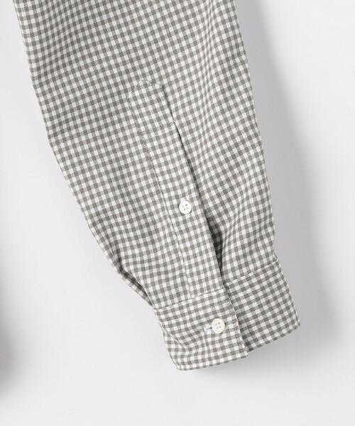 green label relaxing(グリーンレーベルリラクシング)の「<green label relaxing>ビエラ ギンガム ボタンダウン 長袖 シャツ -防シワ-(シャツ/ブラウス・メンズ・ブラック/ベージュ/ケリー・S/M/L/XL)」の12枚目の写真