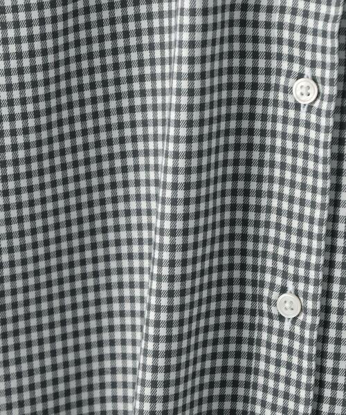 green label relaxing(グリーンレーベルリラクシング)の「<green label relaxing>ビエラ ギンガム ボタンダウン 長袖 シャツ -防シワ-(シャツ/ブラウス・メンズ・ブラック/ベージュ/ケリー・S/M/L/XL)」の18枚目の写真