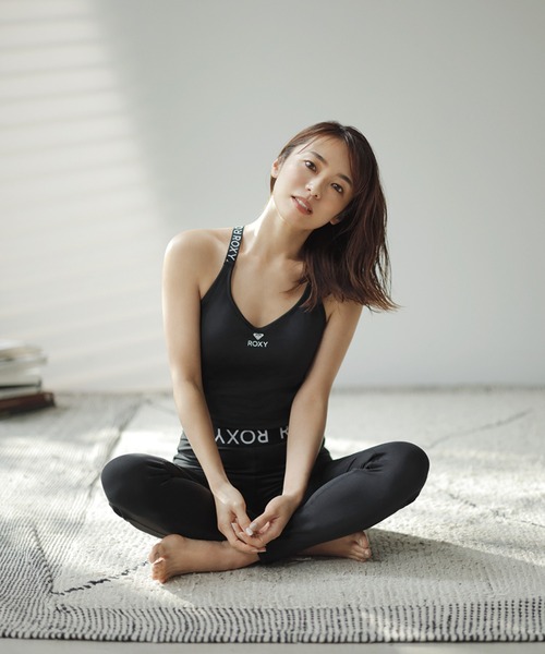 ROXY(ロキシー)の「MY 1ST ROXY TANK/ロキシータンクトップ(タンクトップ・レディース・ブラック/ベージュ/チャコールグレー・LARGE/MEDIUM/SMALL)」の2枚目の写真