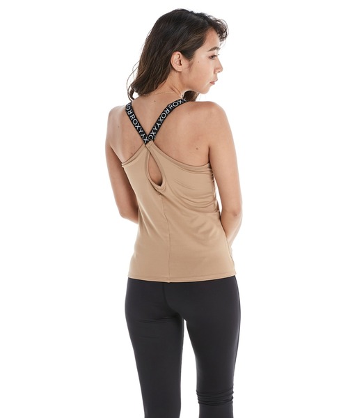 ROXY(ロキシー)の「MY 1ST ROXY TANK/ロキシータンクトップ(タンクトップ・レディース・ブラック/ベージュ/チャコールグレー・LARGE/MEDIUM/SMALL)」の4枚目の写真