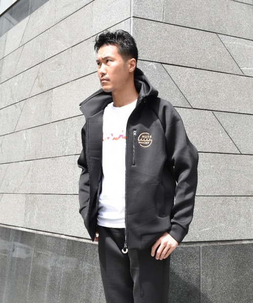 muta(ムータ)の「【別注】muta MARINE/ムータ マリン/ボンディングフーディ(パーカー・メンズ・ブラック/グレー・7/6/4/5)」の8枚目の写真