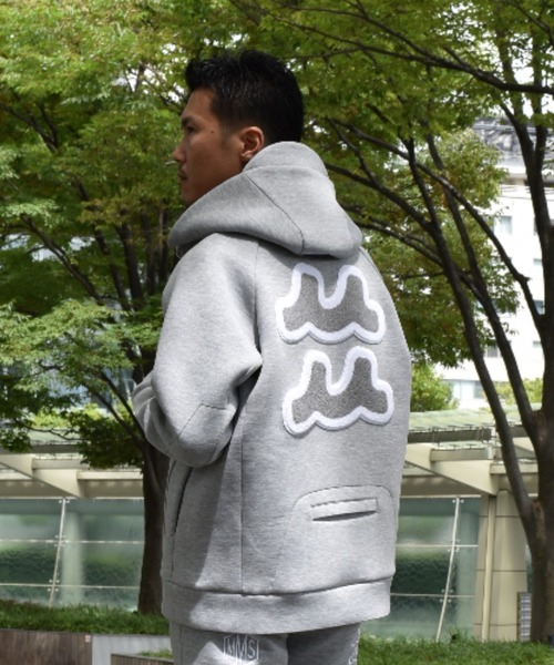 muta(ムータ)の「【別注】muta MARINE/ムータ マリン/ボンディングフーディ(パーカー・メンズ・ブラック/グレー・7/6/4/5)」の4枚目の写真