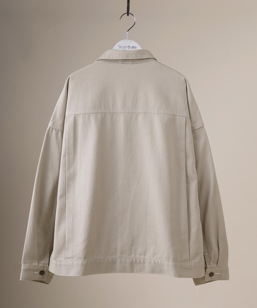 Dickies(ディッキーズ)の「【DICKIES/ディッキーズ】ビッグポケットワークジャケット/ビックシルエット(カバーオール・メンズ・ブラック/ベージュ/グレイッシュベージュ・M/L/XL)」の10枚目の写真