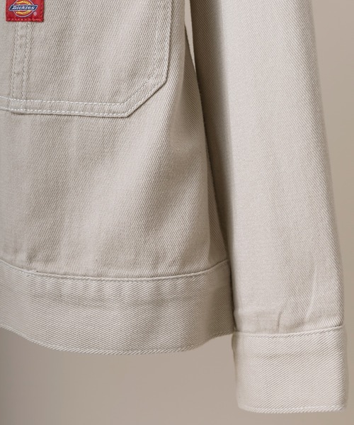 Dickies(ディッキーズ)の「【DICKIES/ディッキーズ】ビッグポケットワークジャケット/ビックシルエット(カバーオール・メンズ・ブラック/ベージュ/グレイッシュベージュ・M/L/XL)」の7枚目の写真
