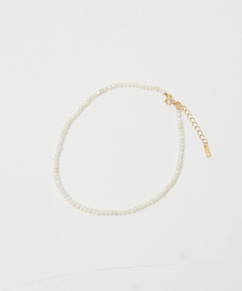 ucalypt（ユーカリプト）の「【ucalypt】 別注minipearl necklace（ネックレス・レディース・ゴールド・フリー）」の2枚目の写真