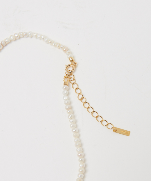 ucalypt（ユーカリプト）の「【ucalypt】 別注minipearl necklace（ネックレス・レディース・ゴールド・フリー）」の3枚目の写真