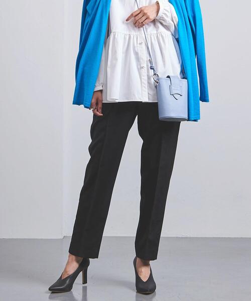 INCOTEX(インコテックス)の「<INCOTEX(インコテックス)>FOGLIA ドロスト パンツ(その他パンツ・レディース・ブラック・40/38)」の1枚目の写真