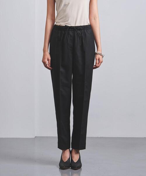 INCOTEX(インコテックス)の「<INCOTEX(インコテックス)>FOGLIA ドロスト パンツ(その他パンツ・レディース・ブラック・40/38)」の9枚目の写真