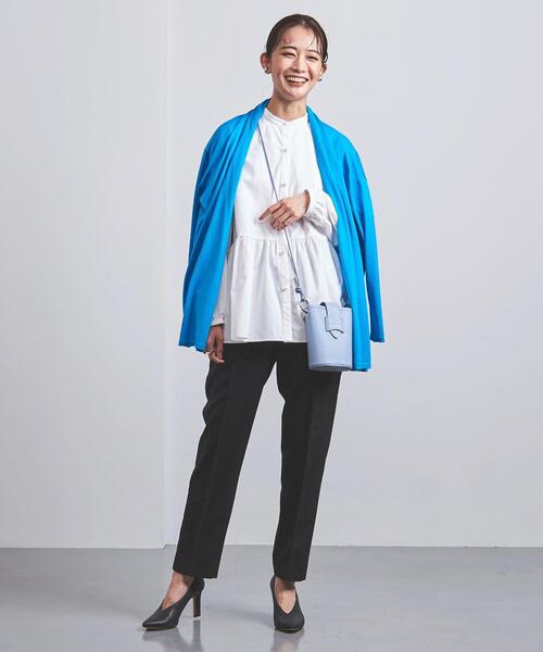 INCOTEX(インコテックス)の「<INCOTEX(インコテックス)>FOGLIA ドロスト パンツ(その他パンツ・レディース・ブラック・40/38)」の2枚目の写真