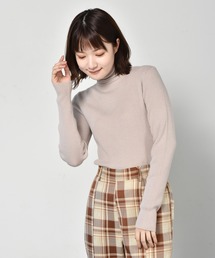 RETRO GIRL | リブタートルニット(ニット/セーター)