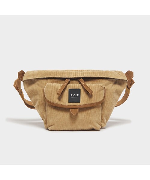 AIGLE（エーグル）の「ミュルーズ コーデュロイ ウェストバッグ（ボディバッグ/ウエストポーチ・レディース・ベージュ/グレー・FREE）」の16枚目の写真